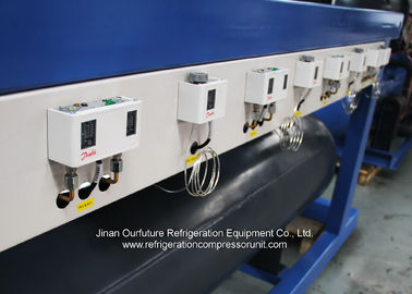 Sistema de controlo de refrigeração água da energia da fase do refrigerador do parafuso da refrigeração de R404a multi