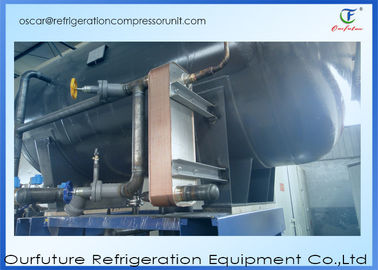 Unidades de condensação da refrigeração da unidade do compressor da sala fria da bomba do tambor