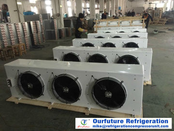 Evaporador de alumínio da aleta do tubo de cobre de armazenamento frio de unidade refrigerando de sala da eficiência elevada