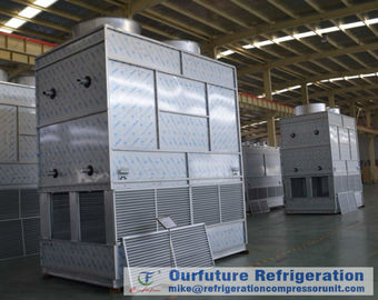 Tipo condensador evaporativo de Downstreaming para o sistema de refrigeração do armazenamento frio