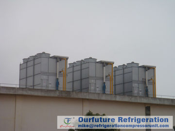 Tipo torre refrigerando de refrigeração evaporativa do esboço induzido do condensador evaporativo do condensador