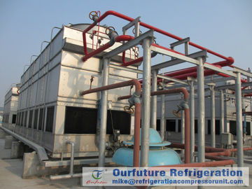 Líquido refrigerante de refrigeração evaporativo R22 R134a R404a R407c do condensador da sala de armazenamento frio