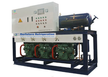 Bitzer dois encena o tipo unidade do pistão do compressor da refrigeração para congeladores de explosão de R404a