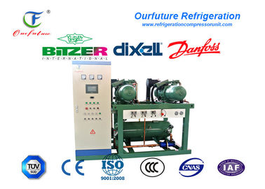 Tipo unidade do parafuso do tipo de R404a Bitzer do compressor da sala fria para o refrigerador de água
