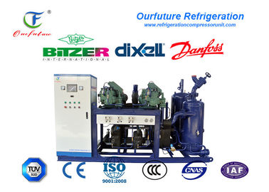 -35 tipo de refrigeração água CE do parafuso da unidade do compressor da sala fria do grau aprovado