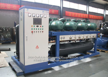 Unidade profissional do compressor da sala fria usada no tratamento da produção de carne