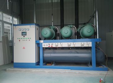 -35 tipo de refrigeração água CE do parafuso da unidade do compressor da sala fria do grau aprovado