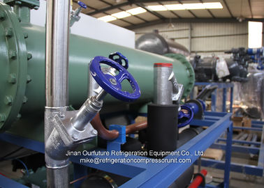 Sistema de controlo de refrigeração água da energia da fase do refrigerador do parafuso da refrigeração de R404a multi