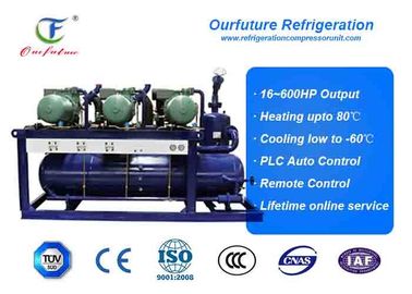 unidades de refrigeração de 100hp R404a 2* 50hp para salas frias, corrente fria logística