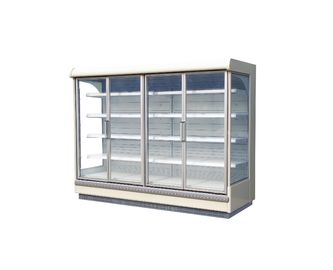 Equipamento de refrigeração refrigerado vertical do supermercado dos armários de exposição do alimento para R404A