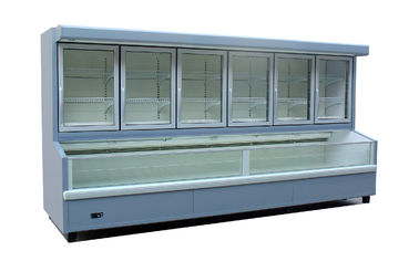 Congelador refrigerado combinado R404A da exposição do gelado de armários de exposição do alimento