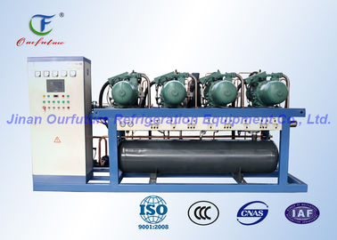 Unidade de condensação 20HP de Bitzer do armazenamento frio de cebola vermelha - capacidade da refrigeração 350HP