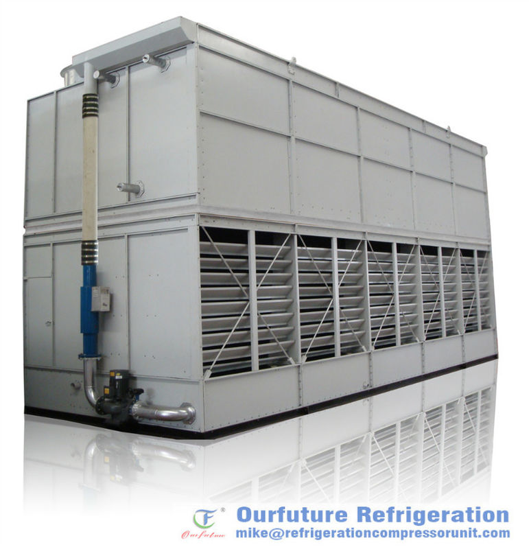 380V 3 condensador refrigerar evaporativo da fase 50Hz para o sistema de refrigeração do armazenamento frio